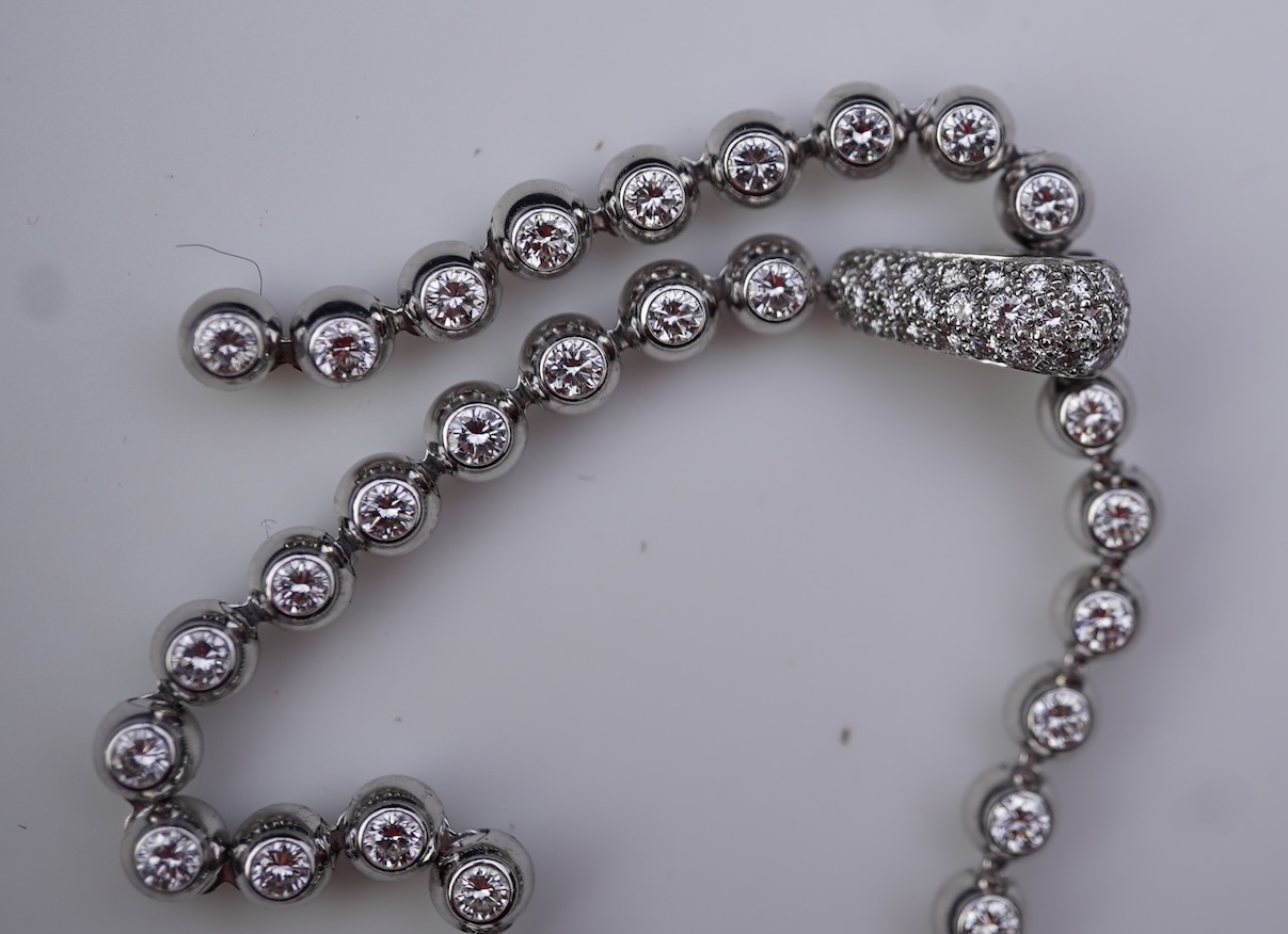 Cartier, a diamond necklace, 'Perles de Diamants', circa 2000